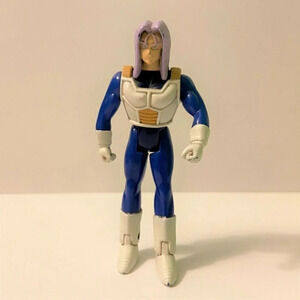 Vintage 2001 Dragon Ball Z Teen Trunks Saiyan Armor Action Figure by Irwin 3.5"
